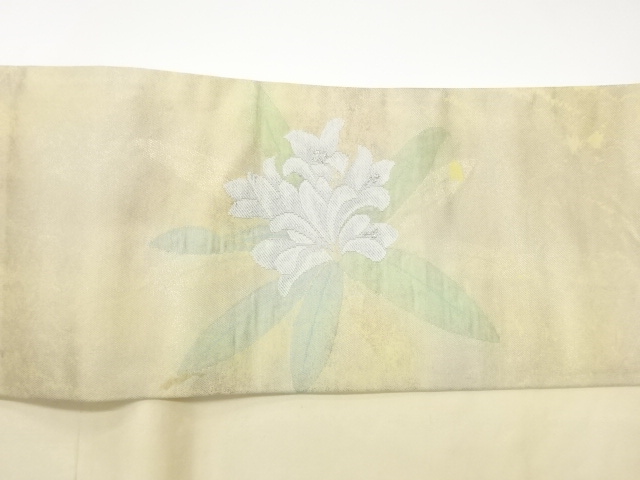  花葉模様織出し名古屋帯